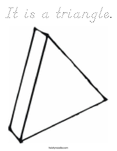 3 Dimensional Triangle Coloring Page