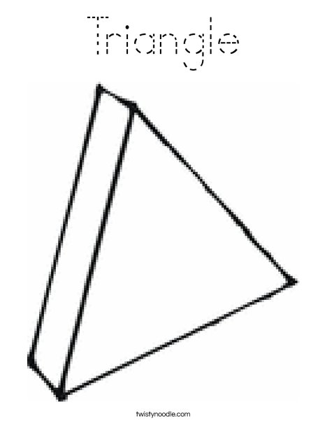 3 Dimensional Triangle Coloring Page