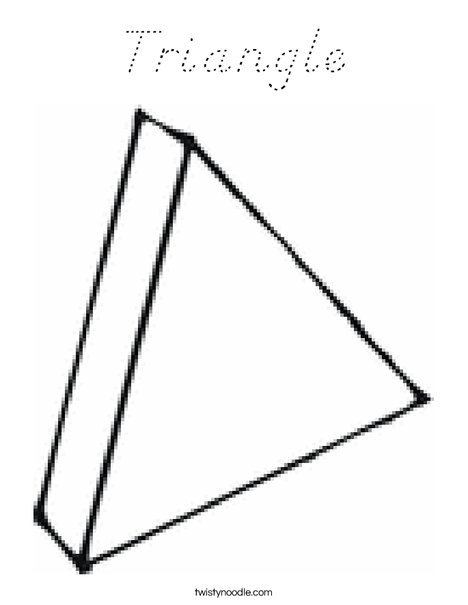 3 Dimensional Triangle Coloring Page