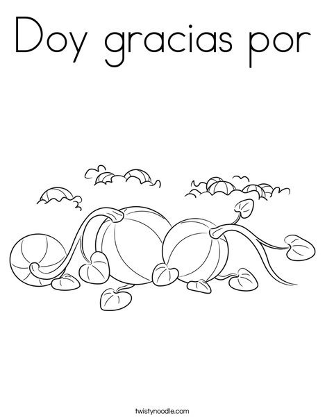 3 Pumpkins Coloring Page
