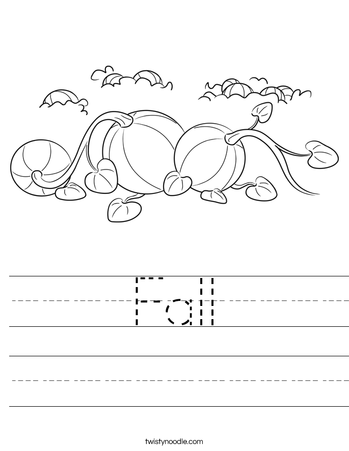 Fall Worksheet