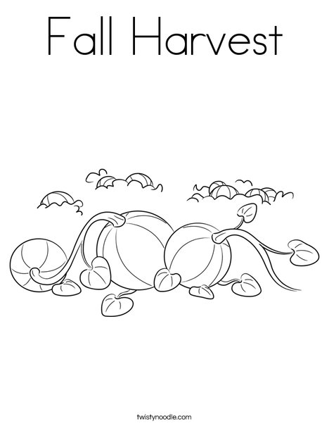 3 Pumpkins Coloring Page