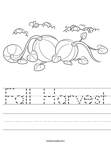 3 Pumpkins Worksheet