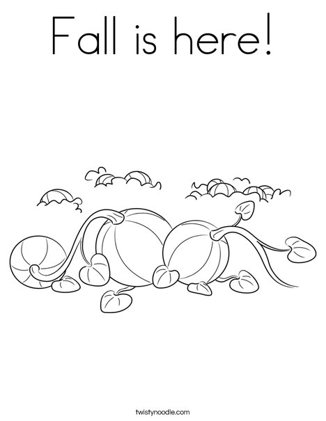 3 Pumpkins Coloring Page