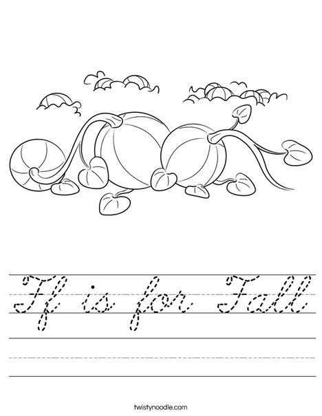 3 Pumpkins Worksheet