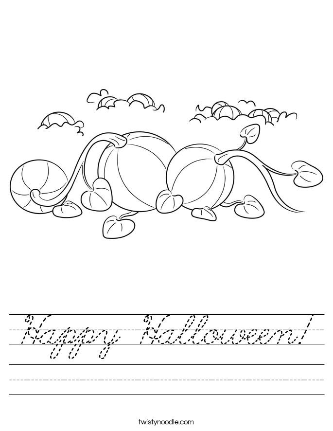 Happy Halloween! Worksheet