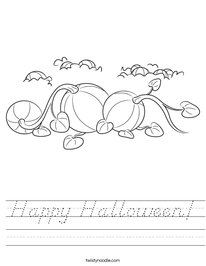 Happy Halloween! Worksheet