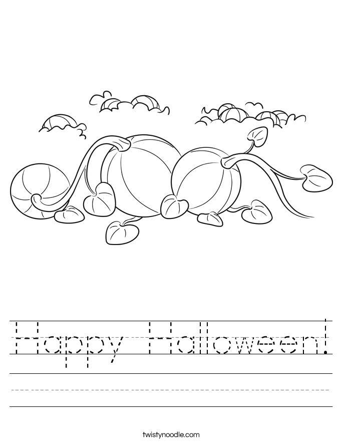Happy Halloween! Worksheet