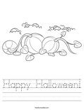 Happy Halloween! Worksheet