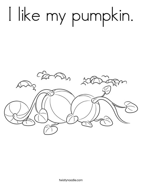 3 Pumpkins Coloring Page