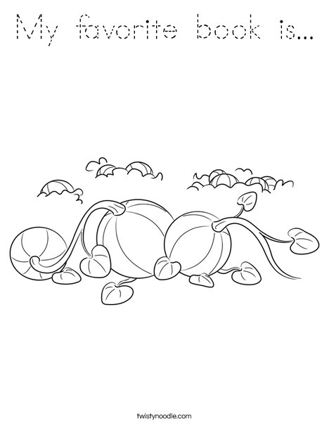 3 Pumpkins Coloring Page