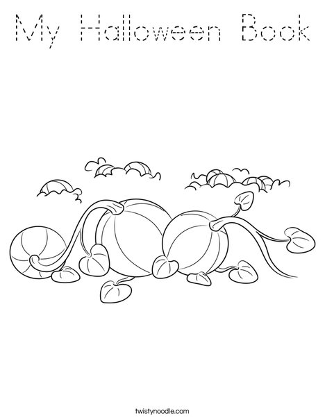 3 Pumpkins Coloring Page