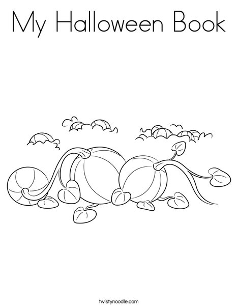 3 Pumpkins Coloring Page