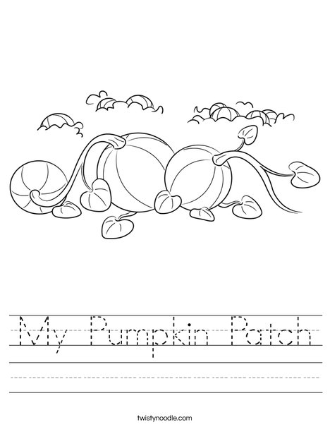 3 Pumpkins Worksheet