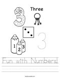 Fun with Numbers! Worksheet