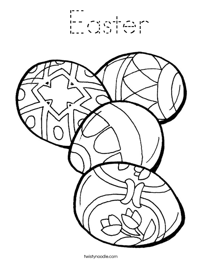  Easter Coloring Page
