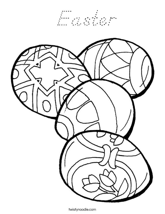 Easter Coloring Page