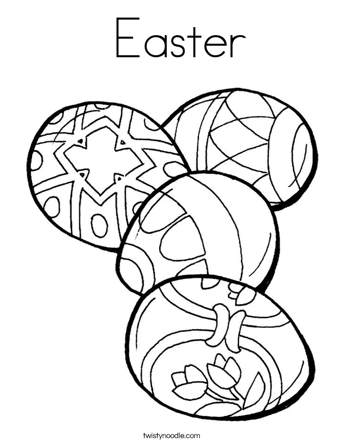  Easter Coloring Page