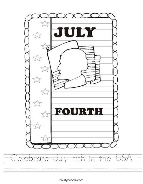 4th of July Worksheet