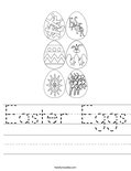 Easter Eggs Worksheet