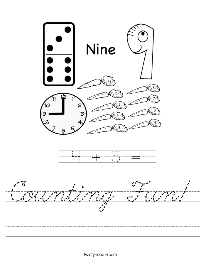 Counting Fun! Worksheet