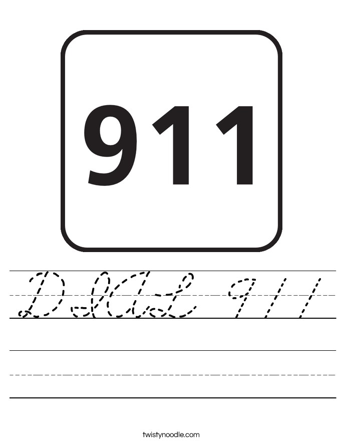 DIAL 911 Worksheet