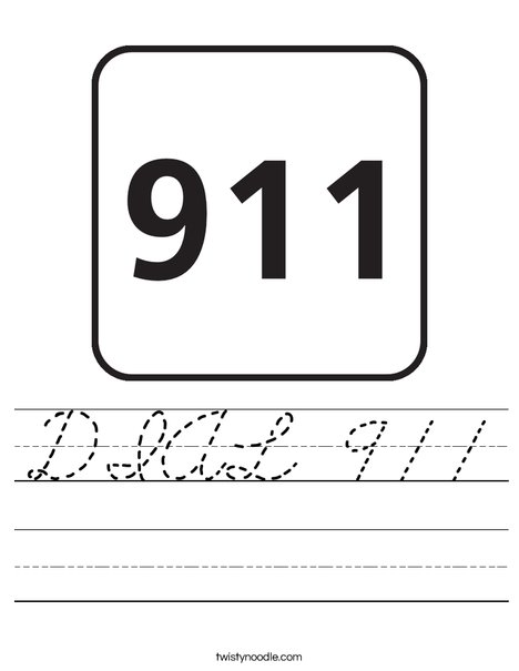 911 Worksheet