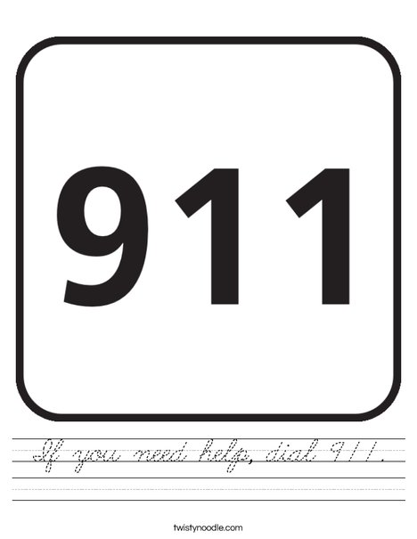 911 Worksheet