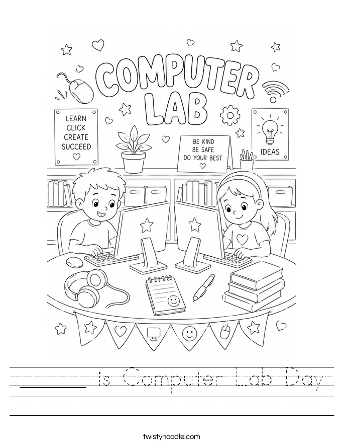 ______ is Computer Lab Day Worksheet