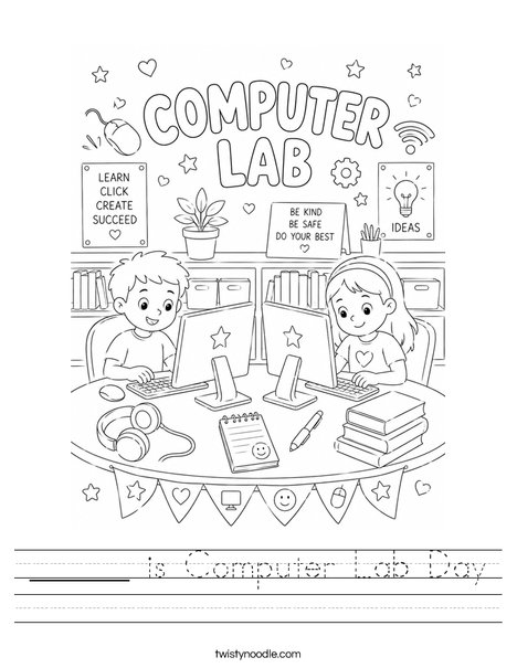 ______ is Computer Lab Day Worksheet