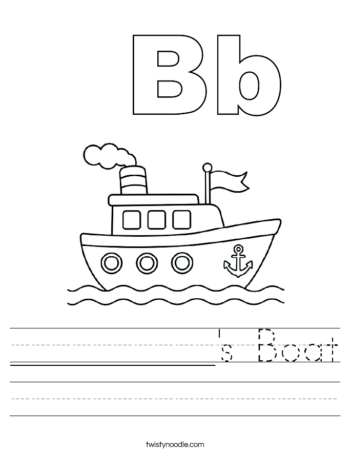 __________'s Boat Worksheet