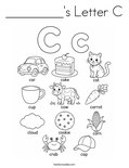 _________'s Letter C Coloring Page
