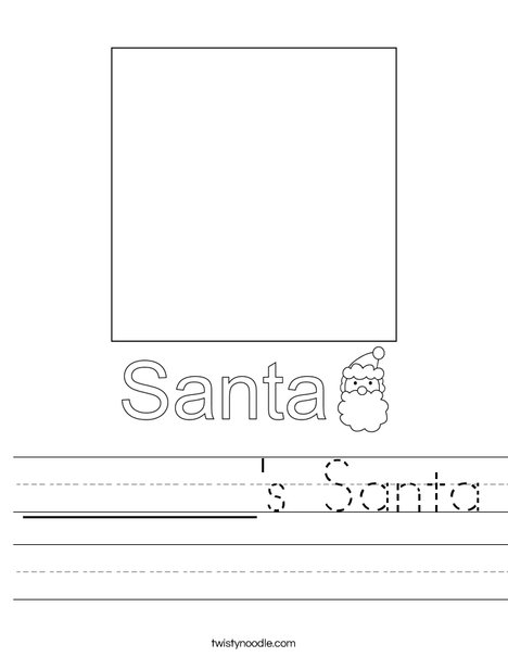 _______'s Santa Worksheet