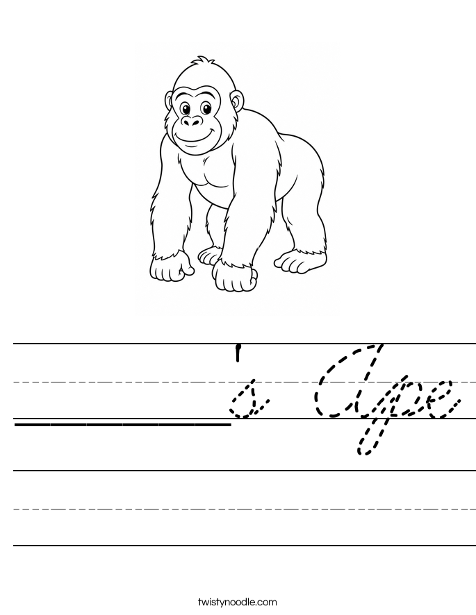 ______'s Ape Worksheet