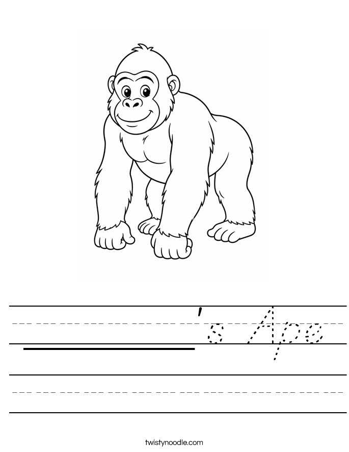 ______'s Ape Worksheet