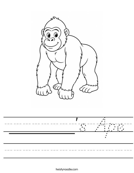 ______'s Ape Worksheet