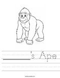 ______'s Ape Worksheet