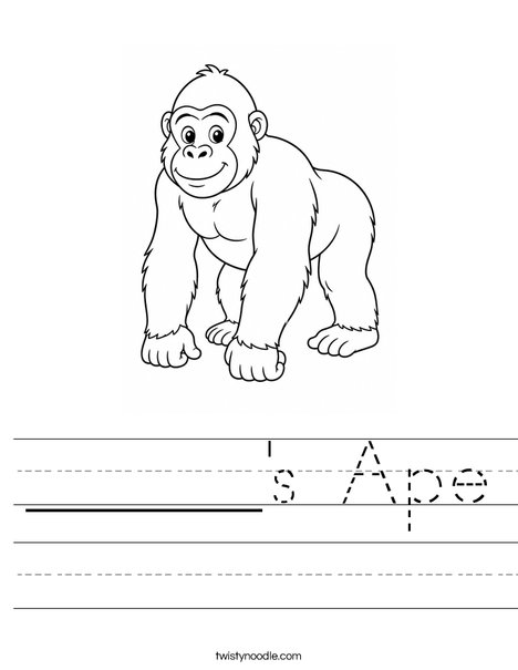 ______'s Ape Worksheet