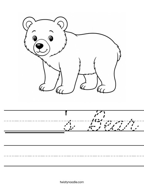 ______'s Bear Worksheet