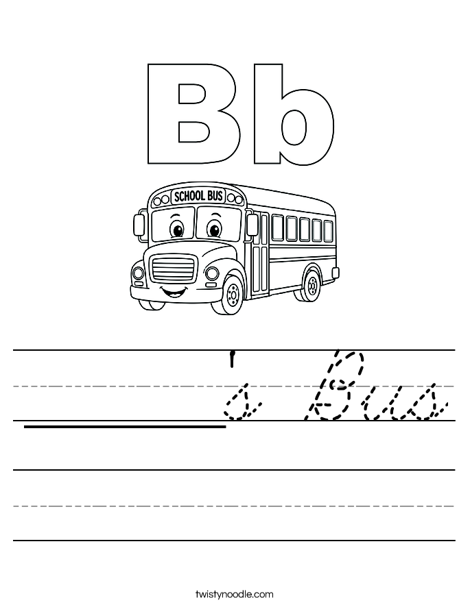 ______'s Bus Worksheet