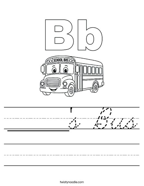 ______'s Bus Worksheet