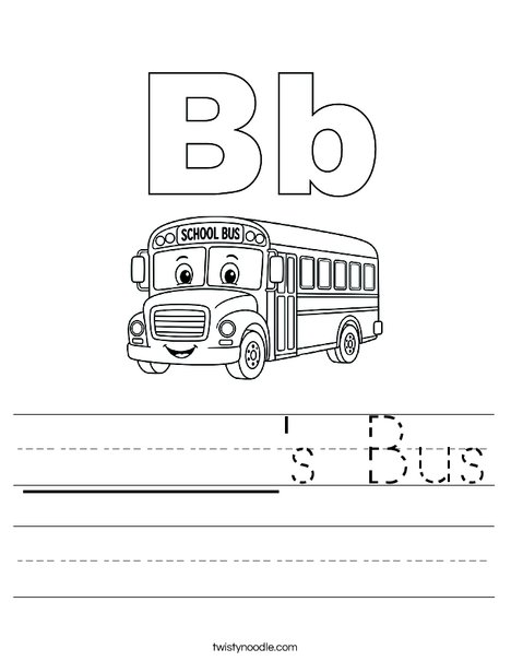 ______'s Bus Worksheet