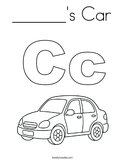______'s Car Coloring Page