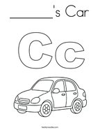 ______'s Car Coloring Page