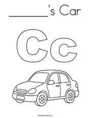 ______'s Car Coloring Page