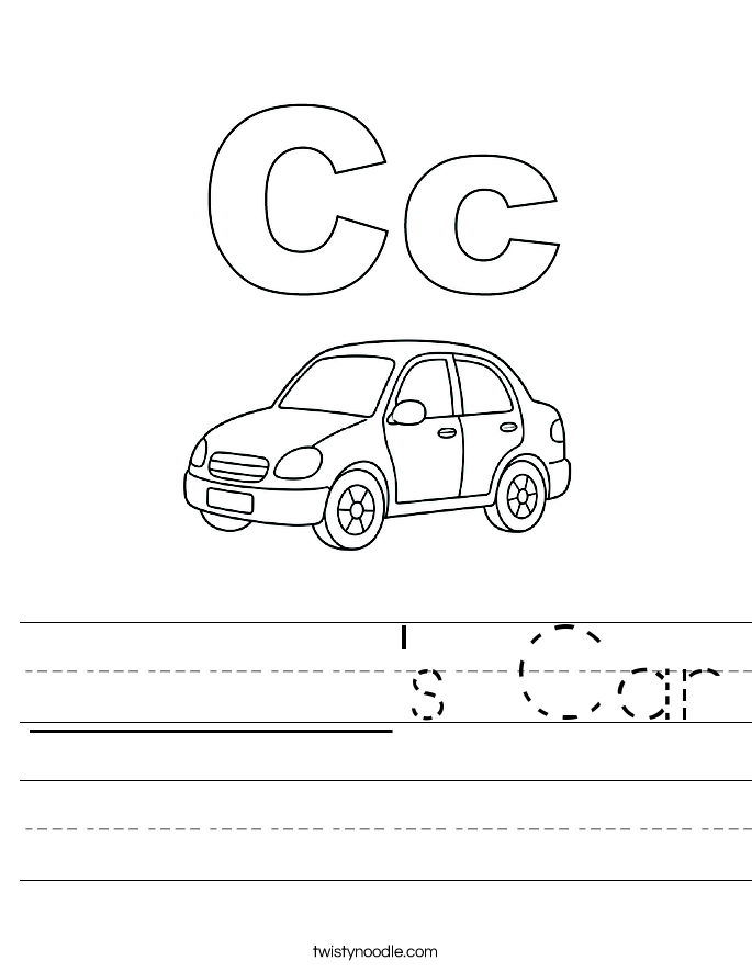 ______'s Car Worksheet