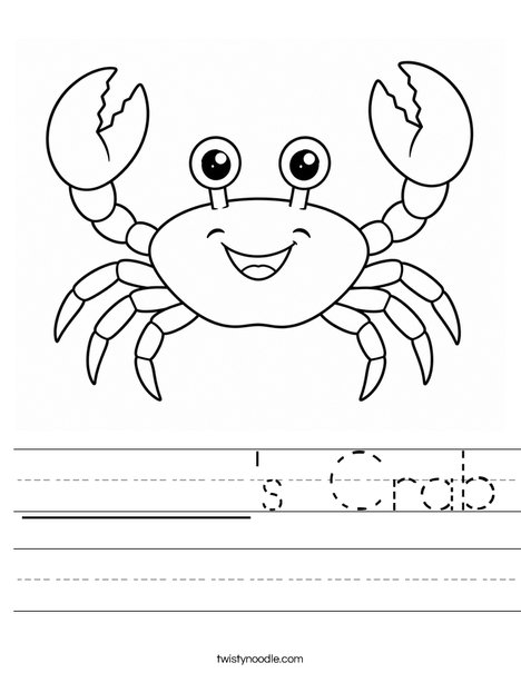 ______'s Crab Worksheet