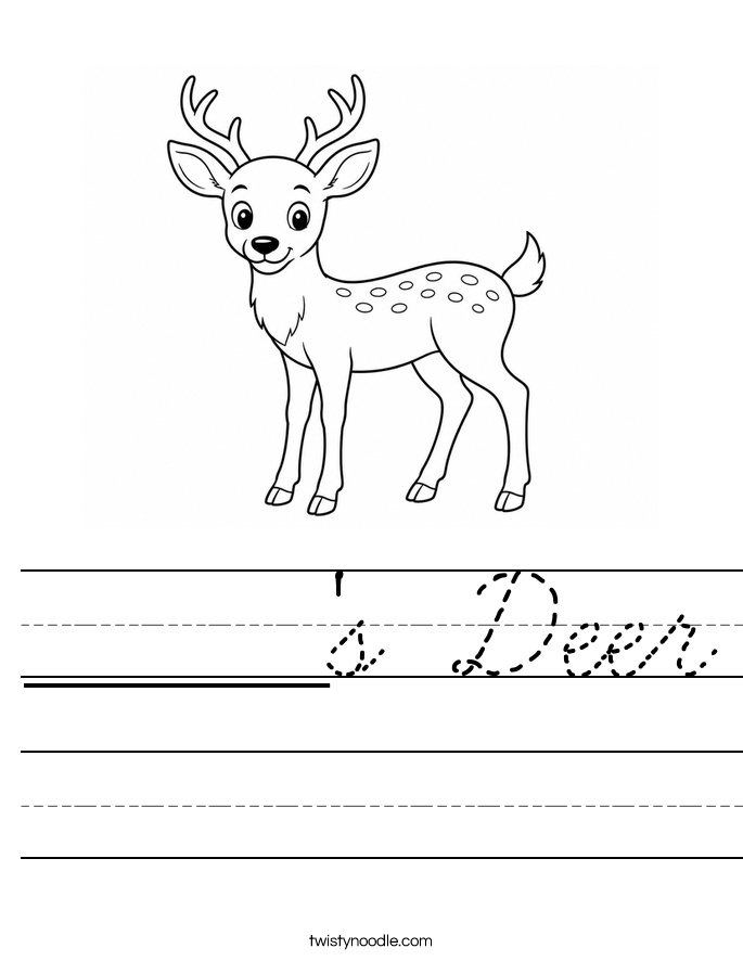 ______'s Deer Worksheet