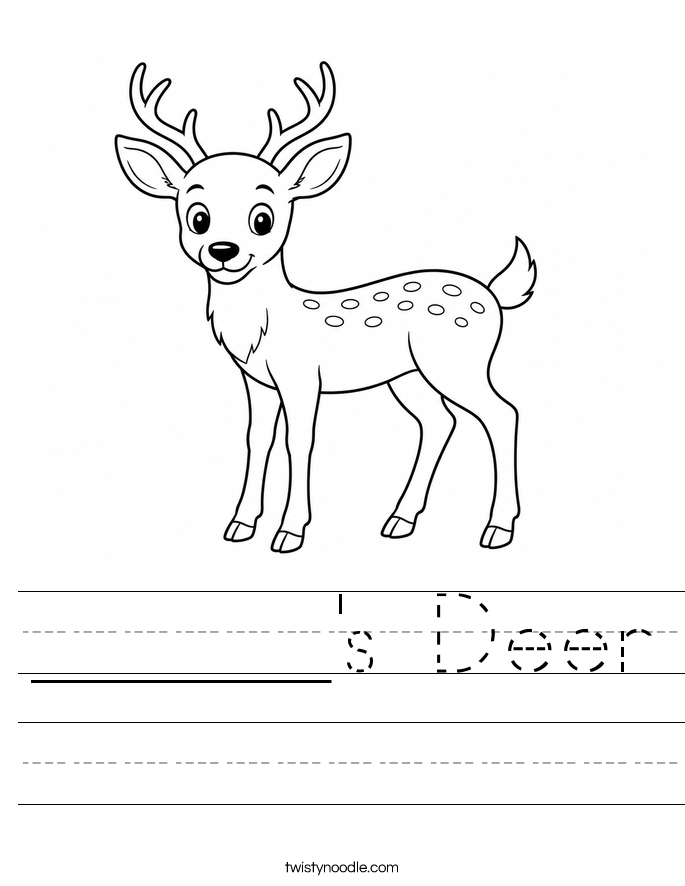 ______'s Deer Worksheet
