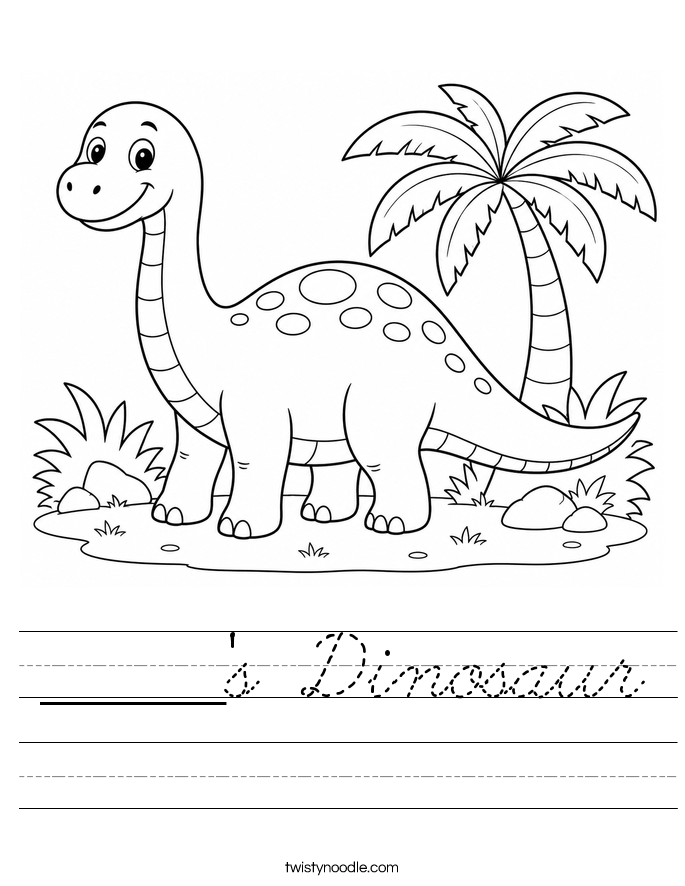 ______'s Dinosaur Worksheet